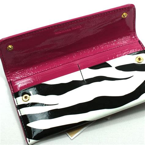 michael kors zebra wallet